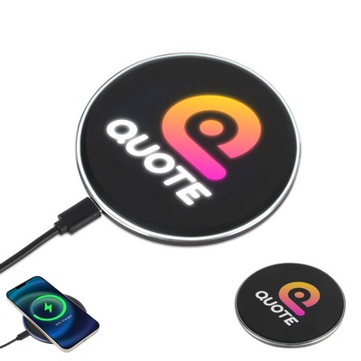LuminousPower 15W Wireless Charging Pad With Ambient Light