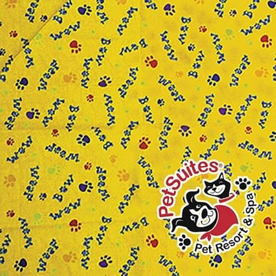 USA Made Pet & Dog Bandanna Full Size Novelty Pattern 22" x 22" 100% Cotton (Multiple Stock Designs)