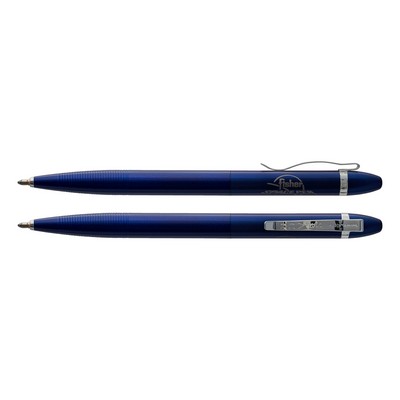 Blue Satin Vortex Space Pen