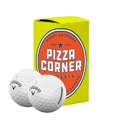 Callaway® Super Soft Golf Ball in Custom Two Ball Sleeve