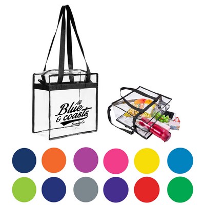 Stadium Clear Zipper Tote Bag