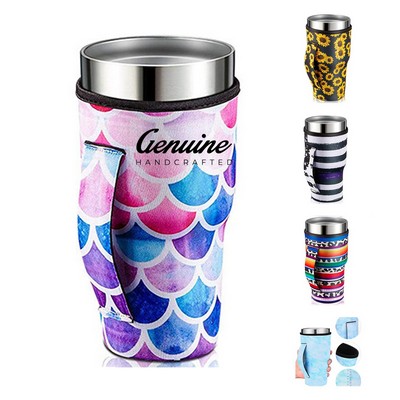 Neoprene Cup Sleeve w/ Handle