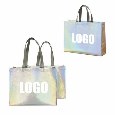 Laser Glitter Gift Shopping Bag