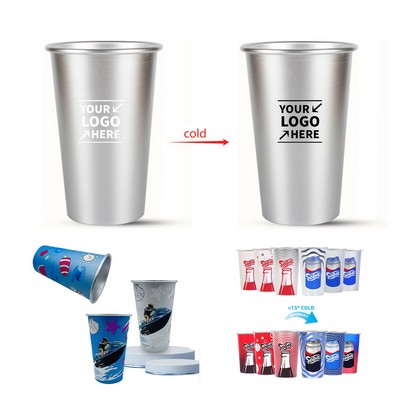 15Oz Color-Changing Aluminum Beer Cup