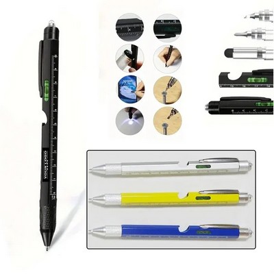 9-in-1 Multifunctional Tool Pen with Stylus & Screwdrivers