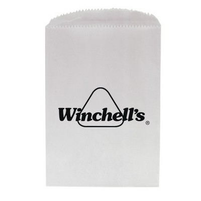 White Candy/ Cookie & Gourmet Bags (5 3/4"x7 1/2")