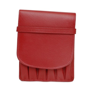 Ashlin® Designer Pavia Fire Engine Red Hexa Pen Case