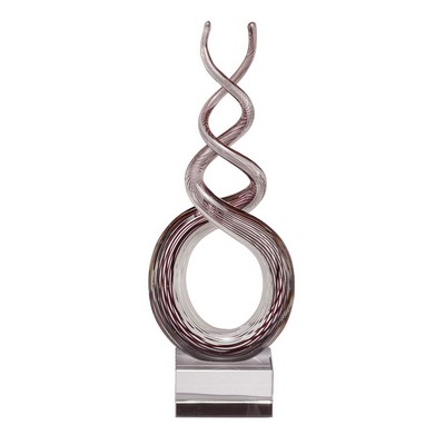 Intricate Twists Inspired Art Glass Award - 12 1/2'' H