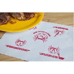 How To Eat A Crab Placemats (Pack of 25)