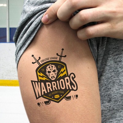 Custom Temporary Tattoos Singles (1"x1")