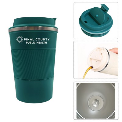 Stainless Steel Coffee Mug With Sealed Lids