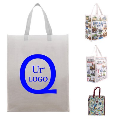 13.7 X 14.5 X 5.7 Inch Laminated Non-Woven Tote Bag