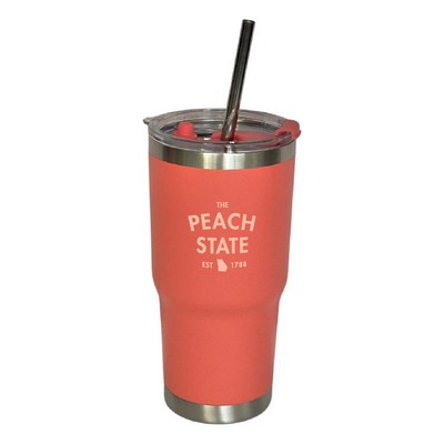 Arcticware™ 20 oz Peach BPA-Free Vacuum Insulated Stainless Steel Tumbler