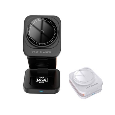 3-in-1 Foldable Wireless Charging Station for Phones