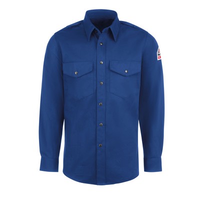 Bulwark® Men's Midweight Excel FR Snap-Front Unifrom Shirt