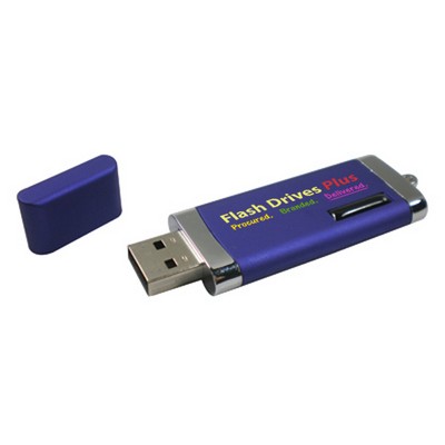 32MB Stick USB Flash Drive With Silver Trim