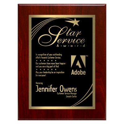 Piano Finish With A Plate-Rosewood, Award Trophy, x