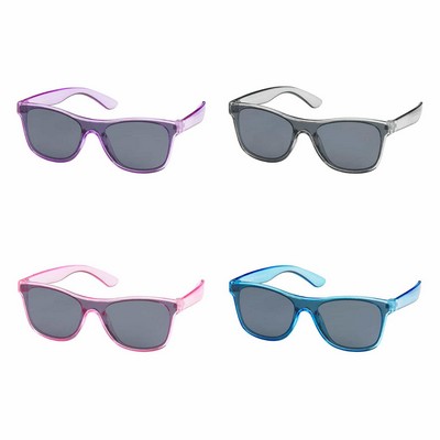 Kids Crystal Color Frame Sunglasses