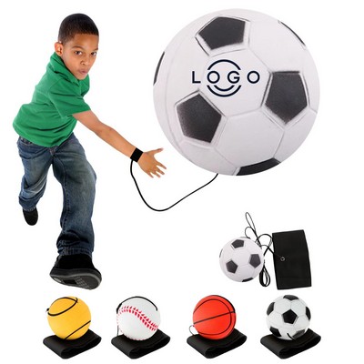 Soccer Ball Stress Reliever Yo-Yo Bungee
