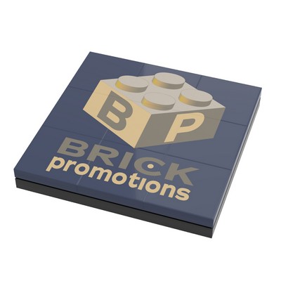 BRICKpromotions magnet brick puzzle with company logo