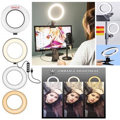 Promotek iBank® 6" Ring Light + Clip Stand