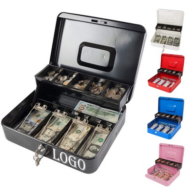 Money Box with Cash Tray
