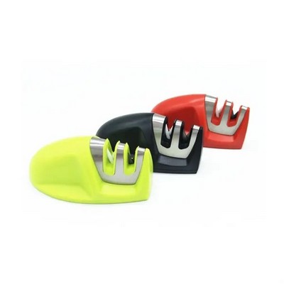 2-Stage Kitchen Knife Sharpener with Non-Slip Base