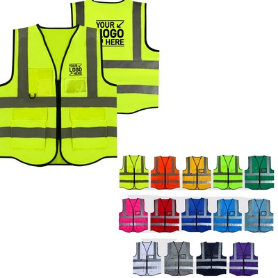 Safety Vest with Multi Pockets