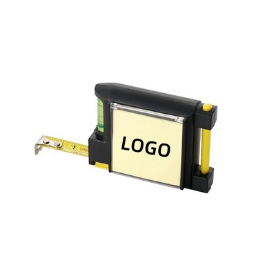 Multi Tool Tape Measure Spirit Level Pen Note Pad DIY Handy Office Novelty Gift