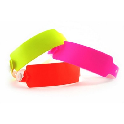 Wide Vinyl In-Stock Solid Color Wristbands