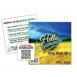 One Color Fasturn® Rectangle Labels (2½"x2½")