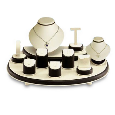 Leatherette Showcase Jewelry Display Set
