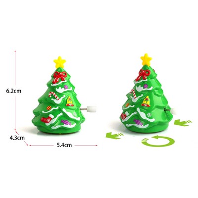 Wind Up Spinning the Christmas Tree