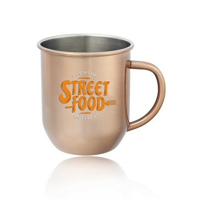 Stainless Steel Copper Coated Moscow Mule Mugs 16 oz