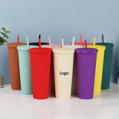24OZ Durian Double Wall Tumbler w/ Straw