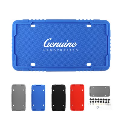Silicone Pack License Plate Frame