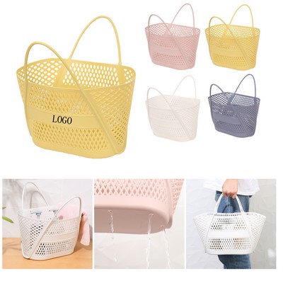 Thickened Plastic Drain Basket for Bathroom and Toilet