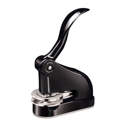 Black Text Deluxe Embosser (Up To 1"x 2" Diameter)