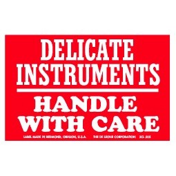 Delicate Instruments Handle With Care Paper Labels - 3" x 4.5"