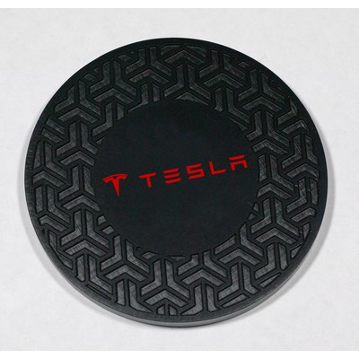 Round Triad Pattern Coaster