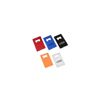 Metal Credit Card Bottle Opener