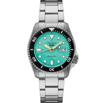 Seiko Watch 5 Sports Ss Automatic Light Green Dial