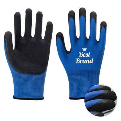 Premium Thin Black Nitrile Coated Gloves For Labor Work