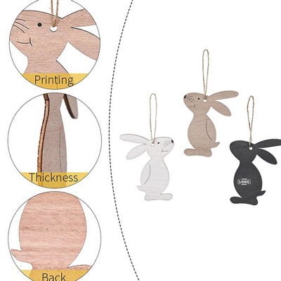 Easter Bunny Wooden Wall Decoration