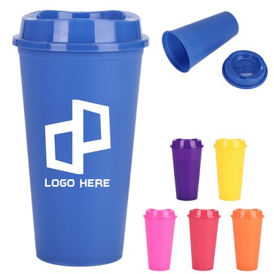 16Oz Travel Coffee Cup W/ Lid
