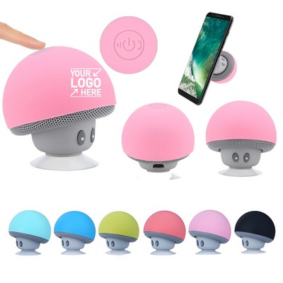 Mushroom Speaker With Suction Cup