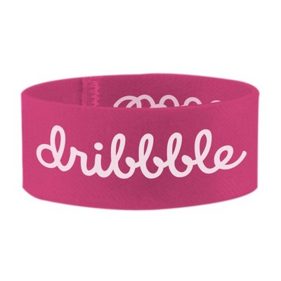 1" H x 7" L Dye-Sublimated Stretchy Elastic Bracelet