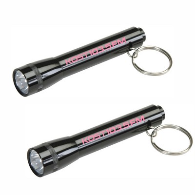 Metal Bighead Mini Flashlight Keyring