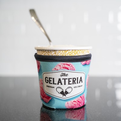 Full Color Neoprene Ice Cream Pint Cooler