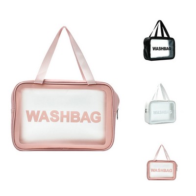 Matte Translucent Toiletry Bag